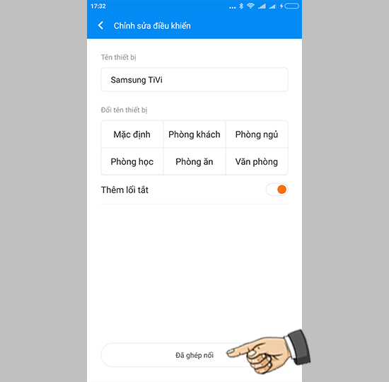 Thử kết nối với TV